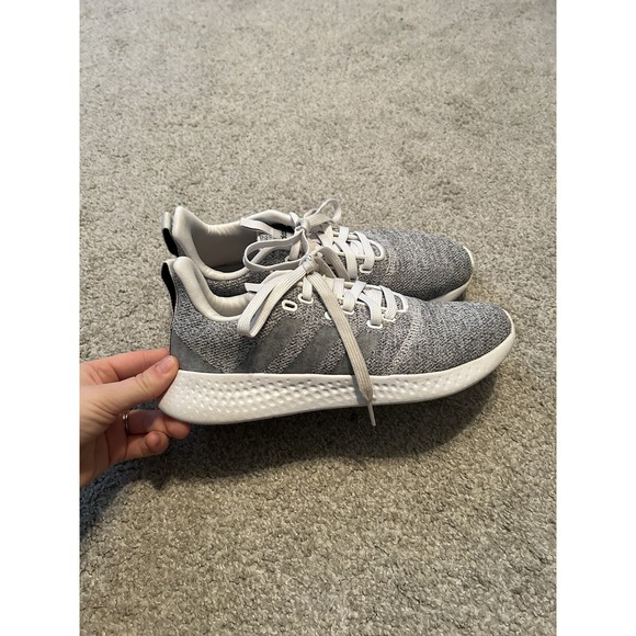 Adidas Cloudfoam Running Shoes Women's Size 8 Grey/White HWI 28Y001 - Picture 4 of 7